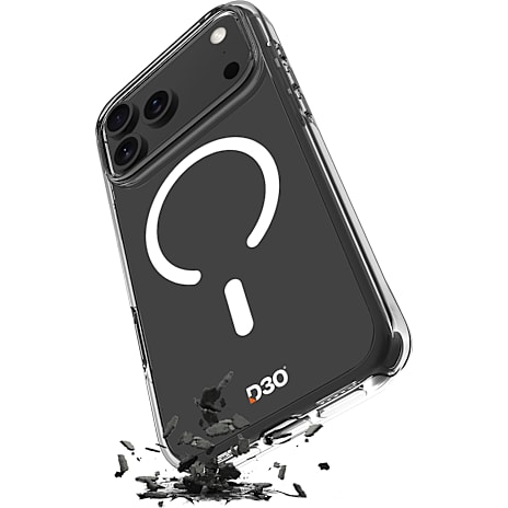 PURO Impact D3O® Bio cover til iPhone 17 Pro - Transparent