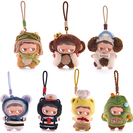 Monboo forest town plysnøglering – flere varianter – assorteret 1 stk.