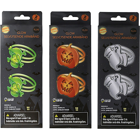 Halloween Glow Armbånd Assorteret