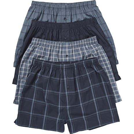 VRS herre 4-pak boxershorts str. L - mørkeblå 1 stk.