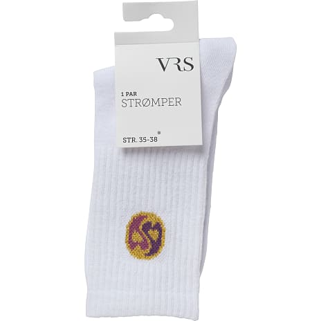 VRS Dame Tennisstrømper Str. 39/42 Hvid