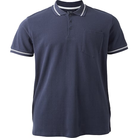 VRS Herre Polo Str. 3XL Mørkeblå