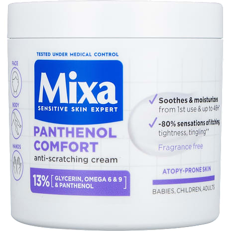 Panthenol Comfort Anti-Scratching bodylotion m. glycerin, omega 6 & 9 og panthenol 400 ml