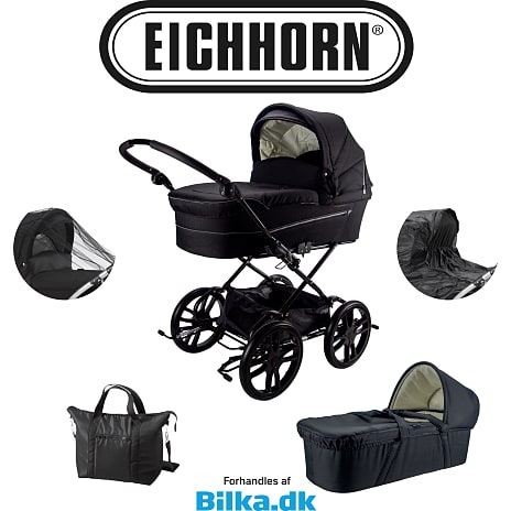 Eichhorn Tour Barnevogn Sort
