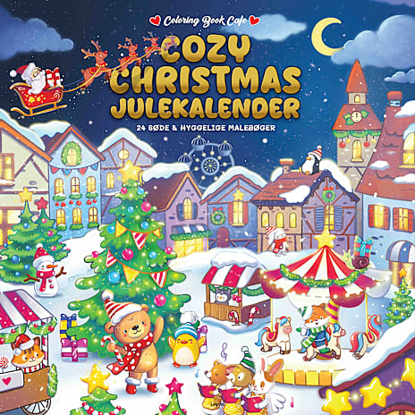 Cicero Cozy Christmas julekalender - Coloring book cafe