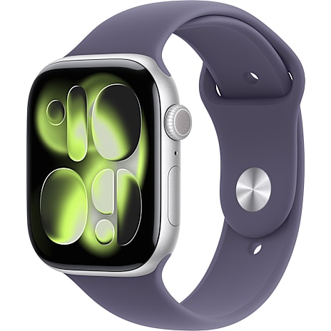 Apple Watch S11 GPS + Cell 46 mm Silver Aluminium Purple Fog Sport Band M/L
