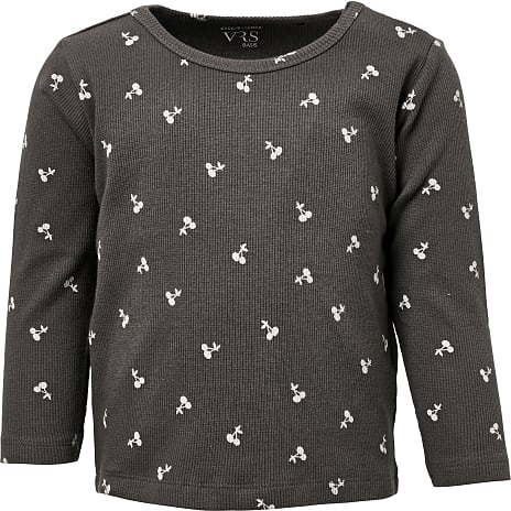 VRS baby bluse str. 86 - grå 1 stk.