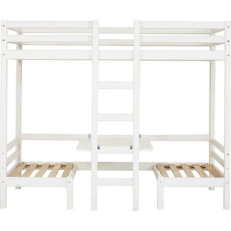 Spiloppe Kombi Køjeseng 90x200 Hvid