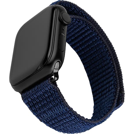 Fixed Nylon Sporty Strap til Apple Watch mørkeblå