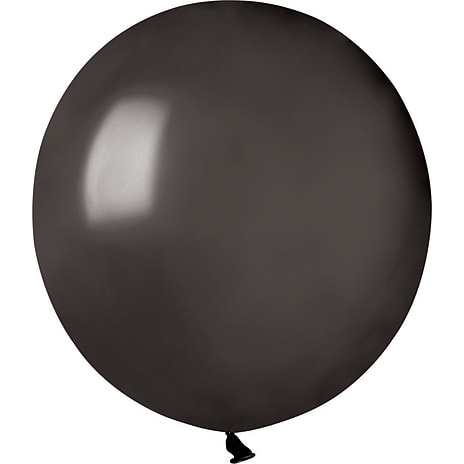 Andre Mærker Latexballoner 48 cm 3-pak - metallic sort 3 stk.