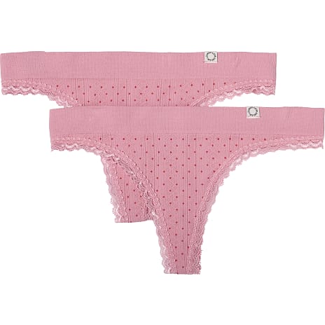 VRS Dame 2-pak G-streng Str. M/L Pink