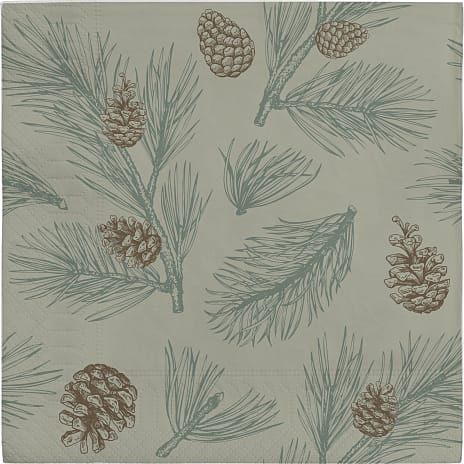 Windsor mønstrede juleservietter 33x33 cm