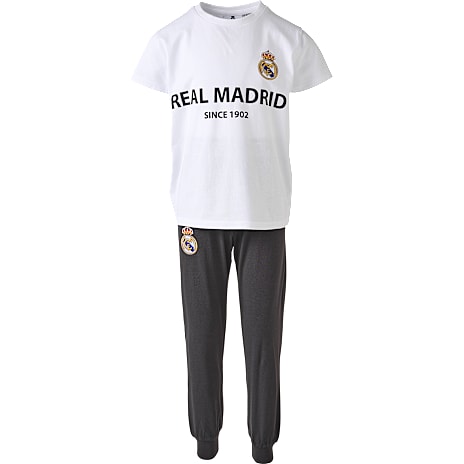 Real Madrid Pyjamas Str. 146/152 Hvid/Sort