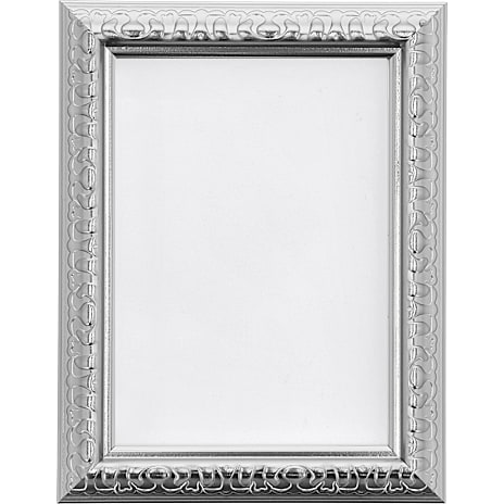 Basis Ramme med antikt udtryk i sølvfarve - 13x18 cm 1 stk.