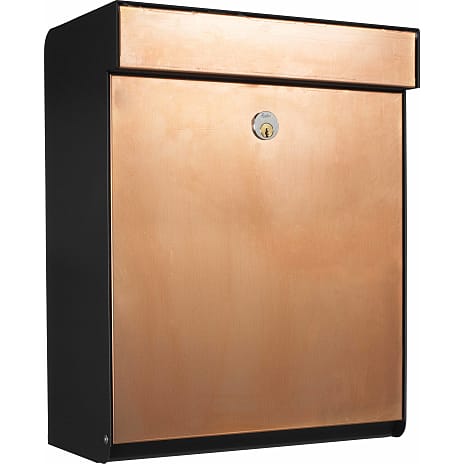 Allux Postkasse Model Grundform Kobber