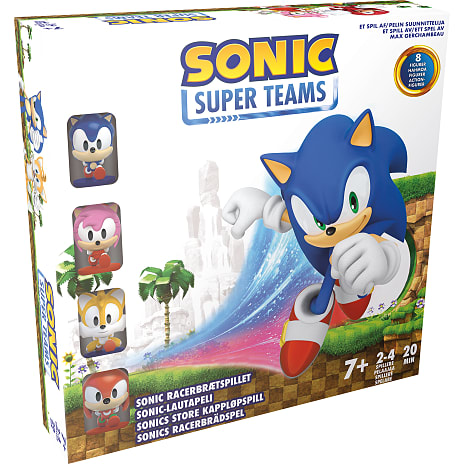 Sonic Super Teams Nordic Strategisk Racerbrætspil