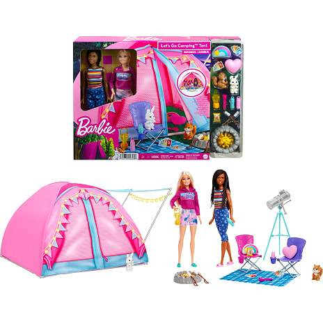 Tegn et billede Vandt Kristus Barbie camping legesæt | Køb online på br.dk!