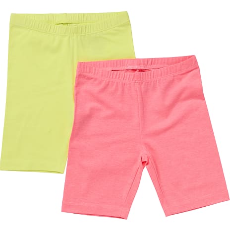 VRS Børne 2-pak Shorts Str. 98/104 Pink/Gul
