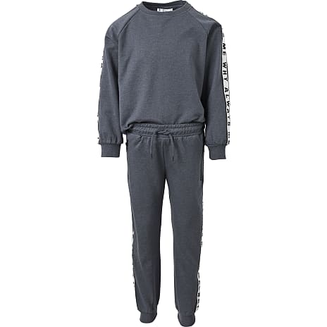 VRS Børne Sweatsæt Str. 110/116 Blå