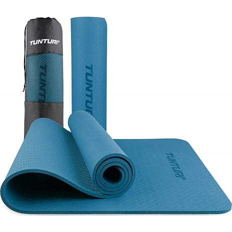 Tunturi Yogamåtte 8 mm Mørkeblå