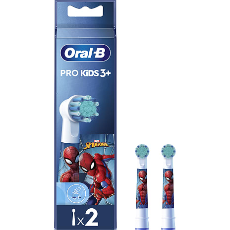 Oral-B Pro Kids 3+ Tandbørstehoveder 2-pak Spider-Man