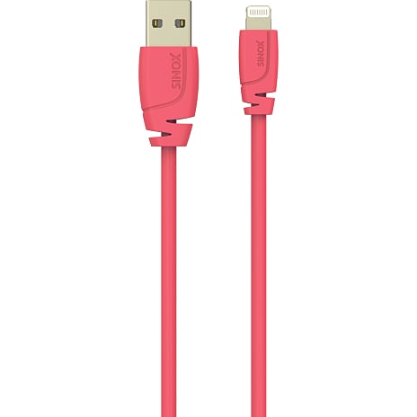 Sinox Pro USB-A Til Lightning Kabel Pink