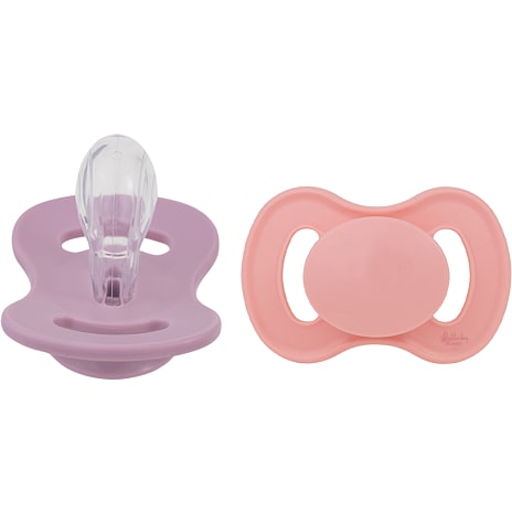 Lullaby Planet Symmetriske sutter 6+ mdr. lyserød