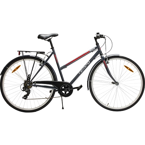 PUCH Tempo Damecykel 7 Gear 28" 2025 Grå