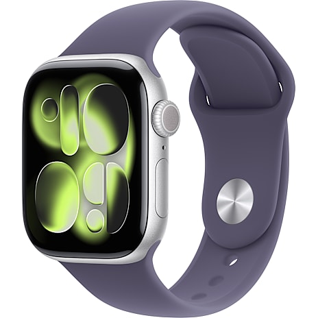 Apple Watch S11 (2025) GPS + Cell 42mm Silver Aluminium Purple Fog M/L