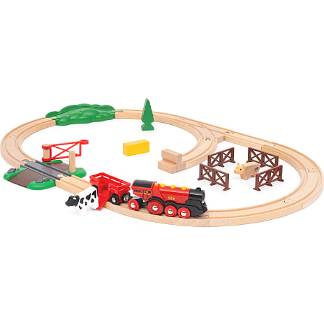 BRIO Bondegårdssæt med Lokomotiv 36029