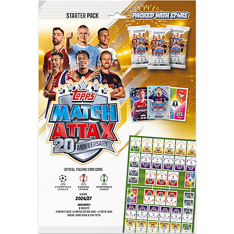 Topps Match Attax Starter Pack fodboldkort
