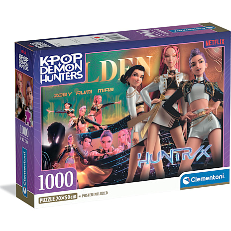 Clementoni K-Pop Demon Hunters Puslespil 1000 Brikker