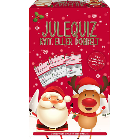 1conzept Julequiz Kvit eller Dobbelt