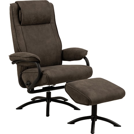 AC Design Furniture Hayes Lænestol inkl. Fodskammel Antracit