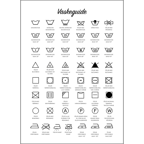 Citatplakat Vaskeguide