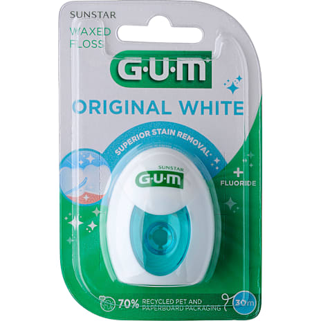 GUM Tandtråd Hvid