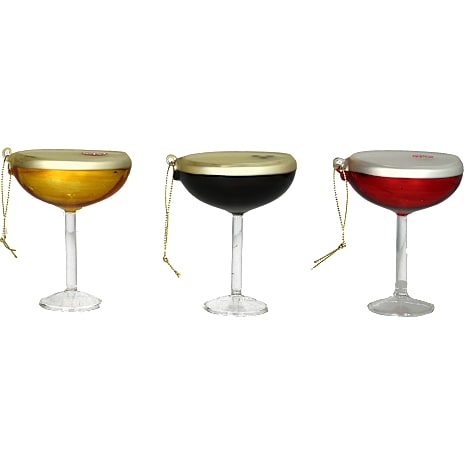 Julefryd Figur Julekugle Drink 9,2 cm Assorteret