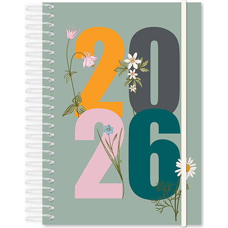 1Conzept Spiralkalender 2026 Blomst