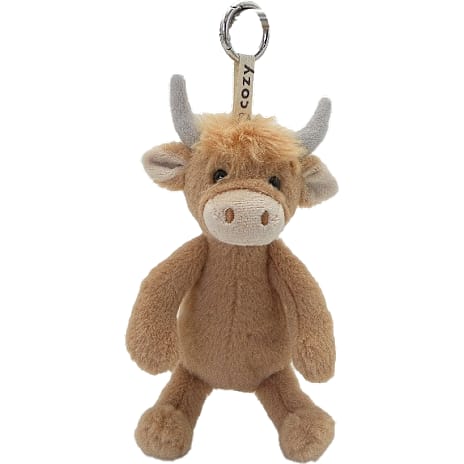 World's Softest Plush højlandskvæg nøglering 1 stk.