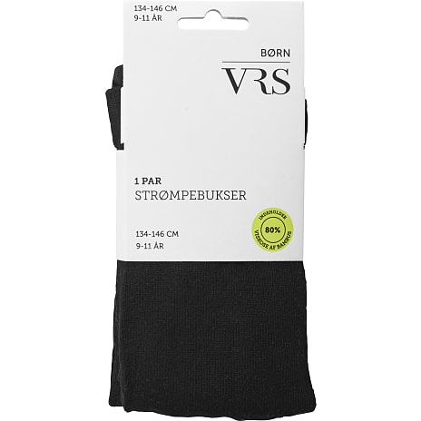 VRS Børne Strømpebukser Str. 3-5 år Sort
