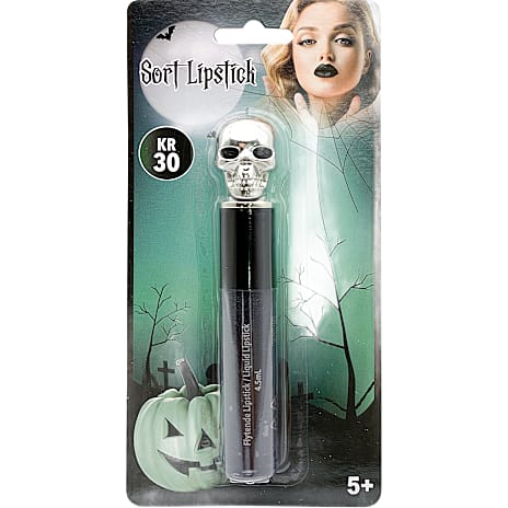 Halloween Læbestift Sort