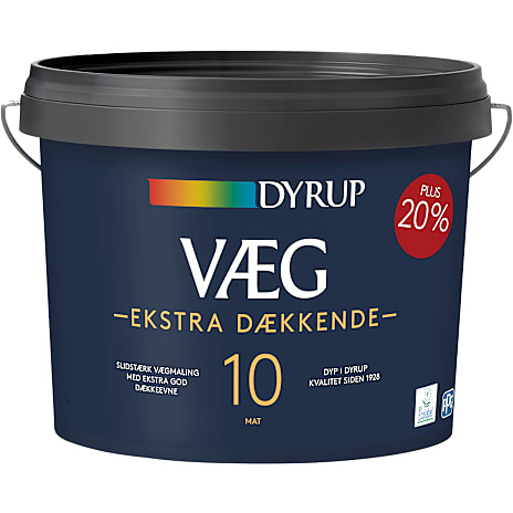 Dyrup Vægmaling Ekstra Dækkende Hvid