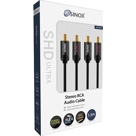 Sinox ULTRAHD audiokabel - 1.5 meter 1 stk.