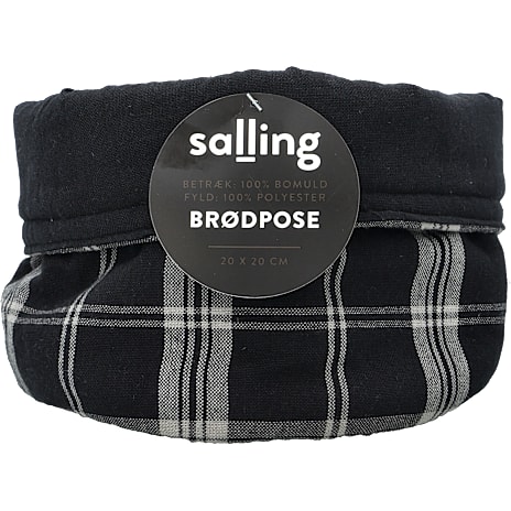 Salling Brødpose Sort Og Grå Tern