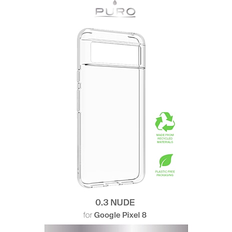 Puro Google Pixel 8 cover - transparent 1 stk.