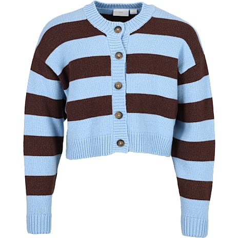 VRS teen strikcardigan str. 158/164 - brun 1 stk.