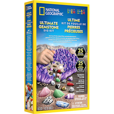 National Geographic Ultimate Gemstone Dig Kit legesæt