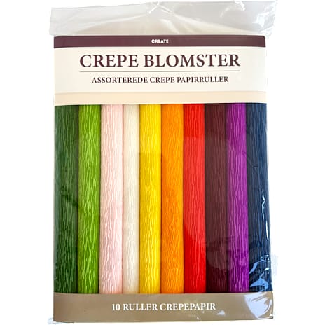 1conzept Crepe DIY blomster - multifarver 1 stk.