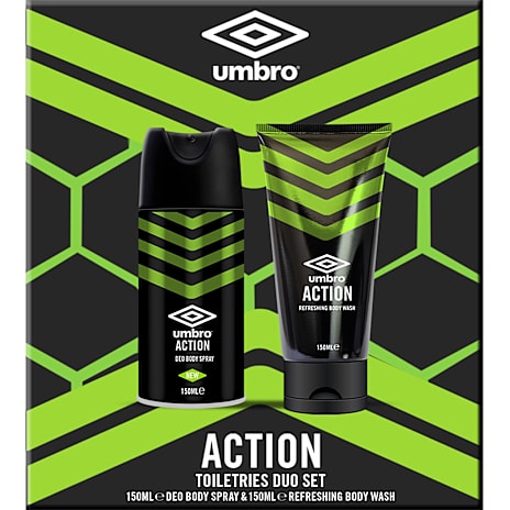Umbro Gaveæske Action med deodorantspray og body wash