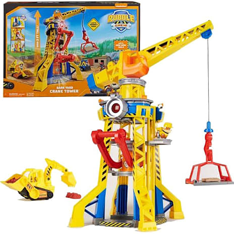 Paw Patrol Rubble & Crew Bark Yard Crane Legesæt
